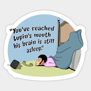 Brain Still Asleep Sticker